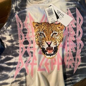 Def leopard tank,Tie dye. NEW WITH TAGS